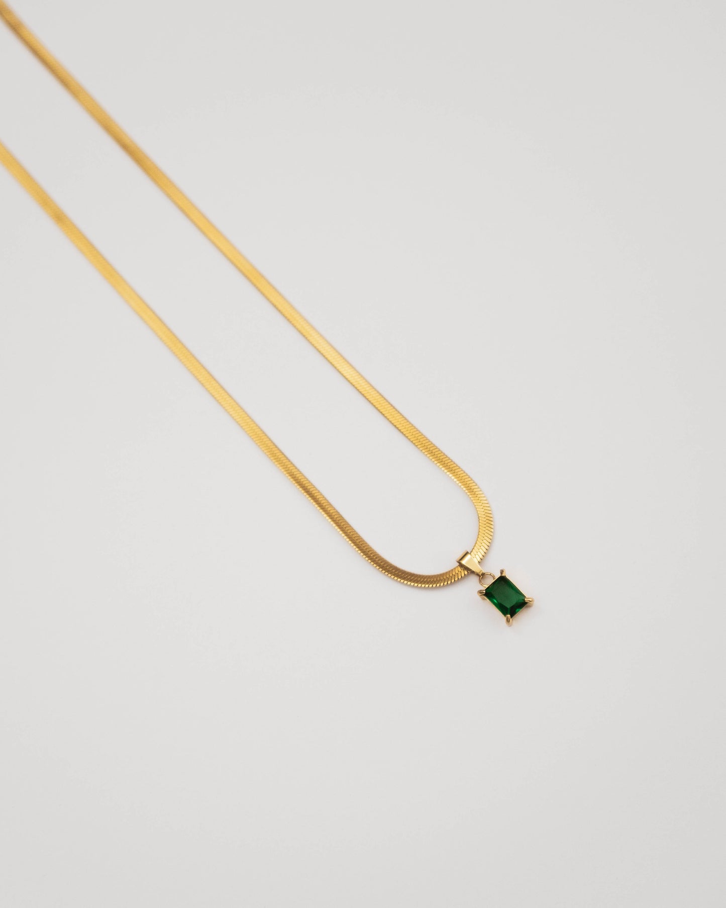 Emerald Snake Chain
