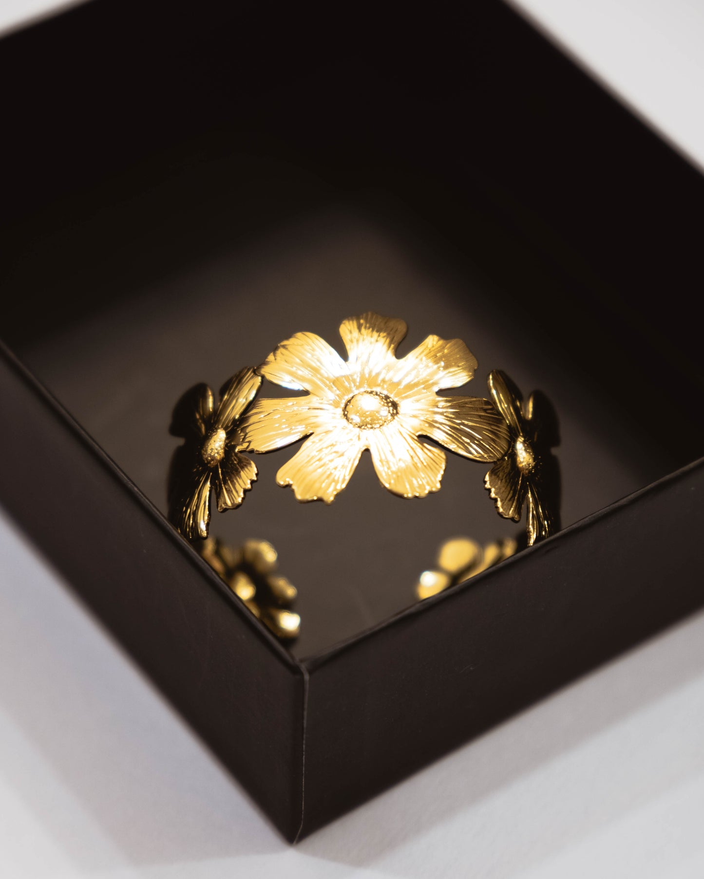 Golden Flora Cuff