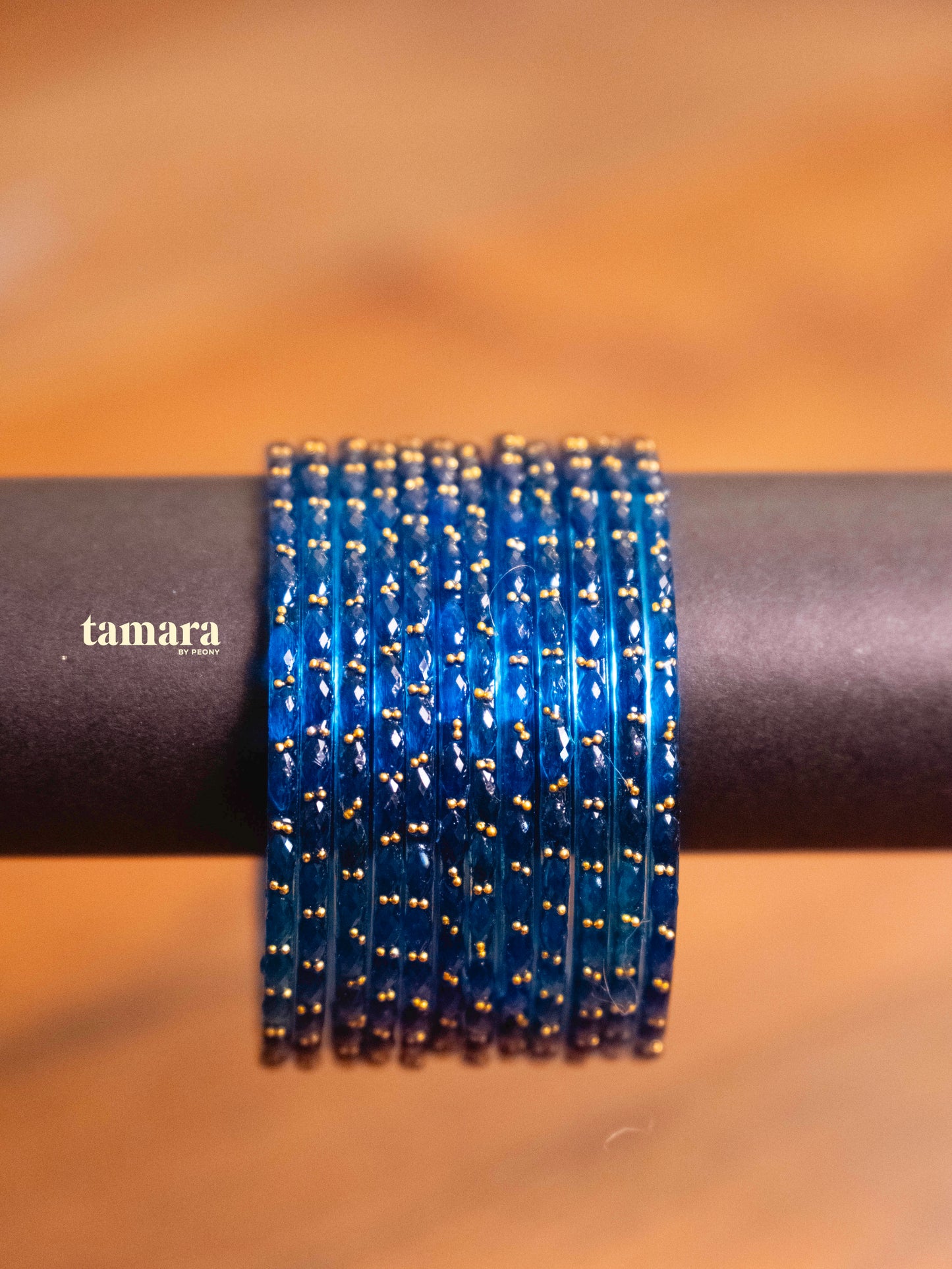 Sky Blue Glass Bangles