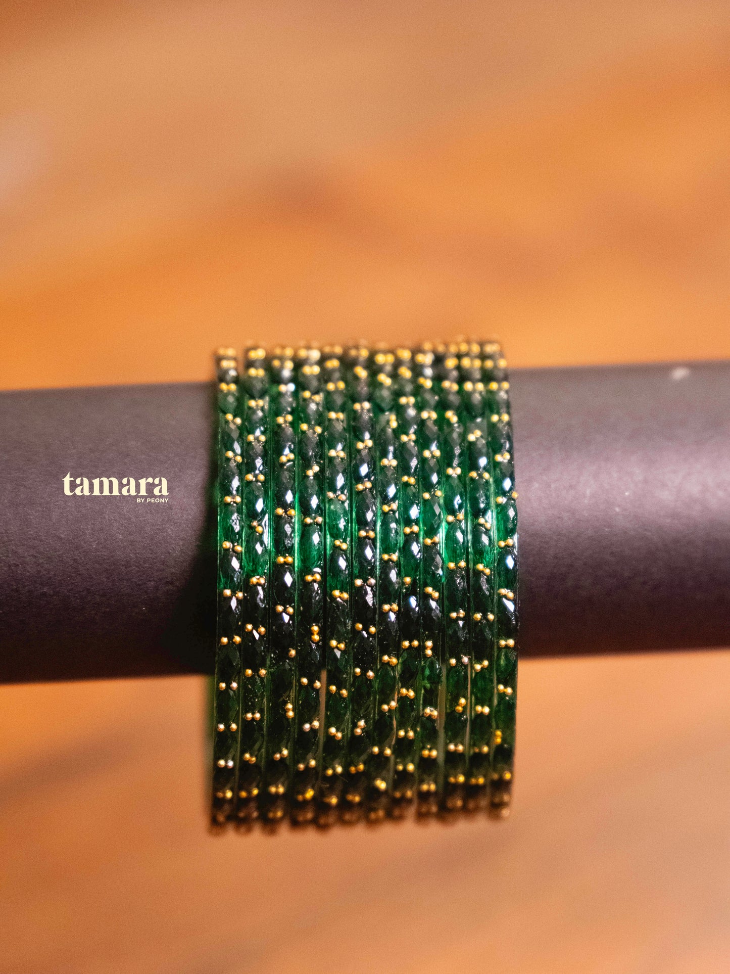 Parrot Green Glass Bangles