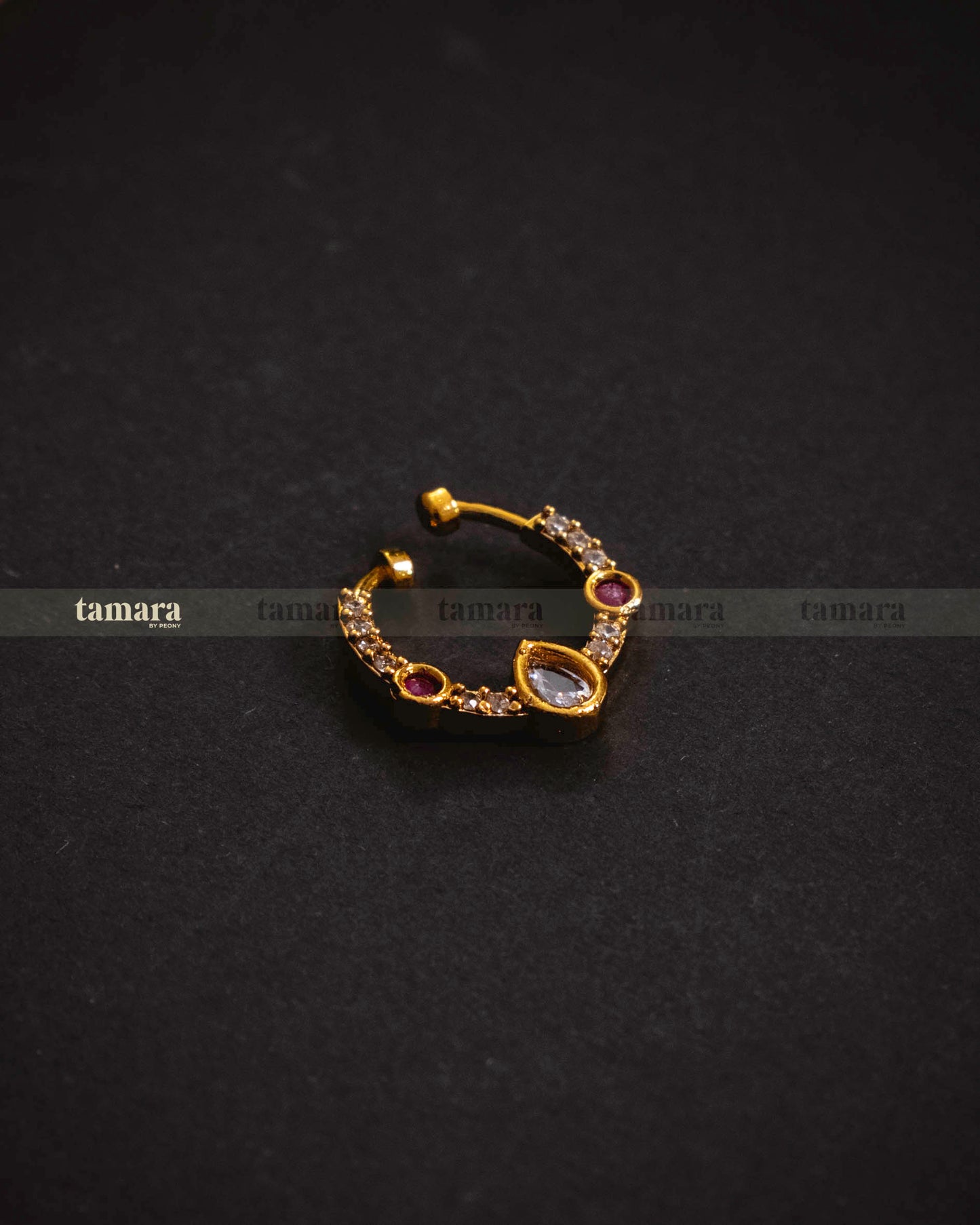 Raindrop - Ruby & White