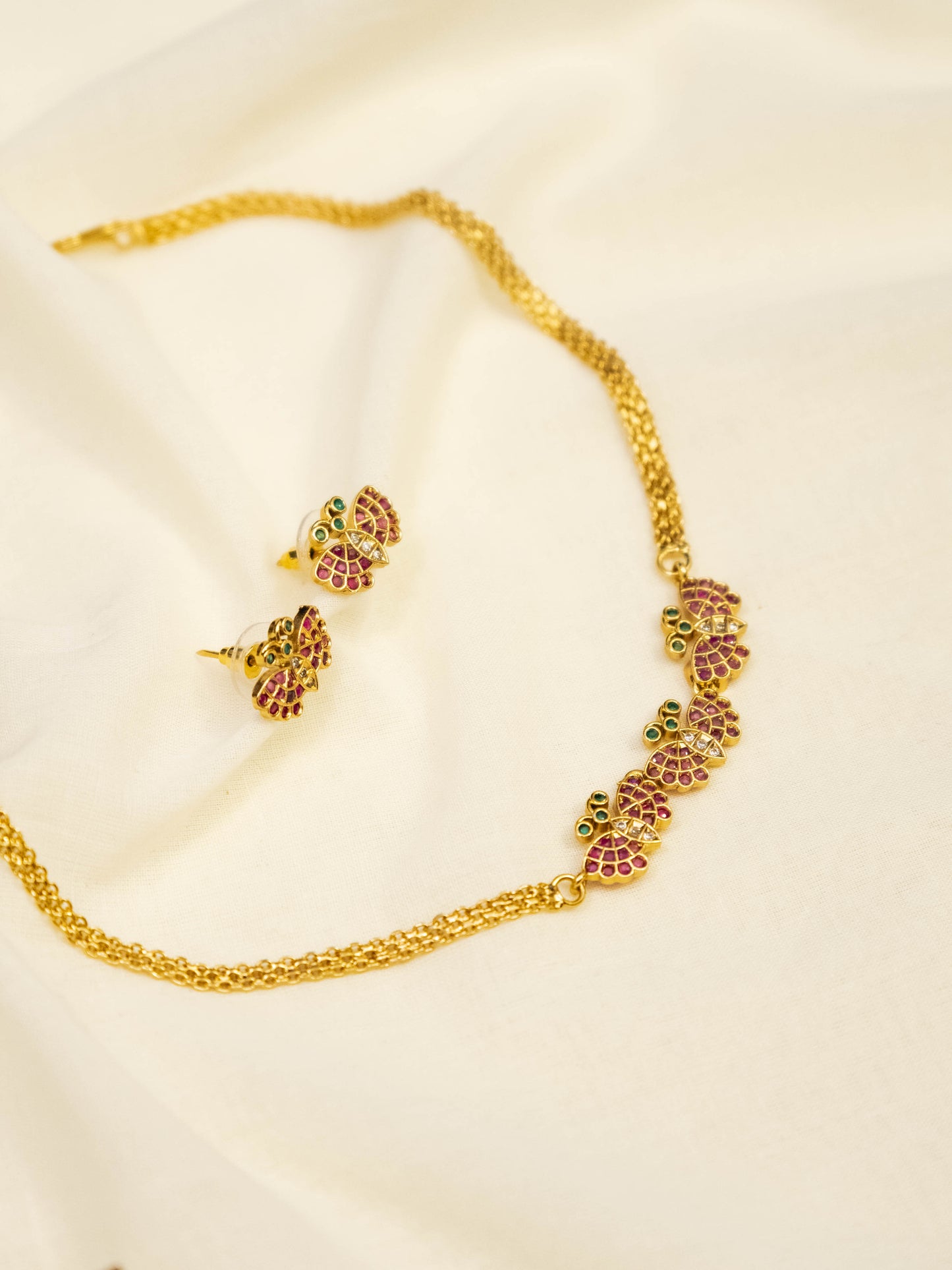 Butterfly Necklace Set
