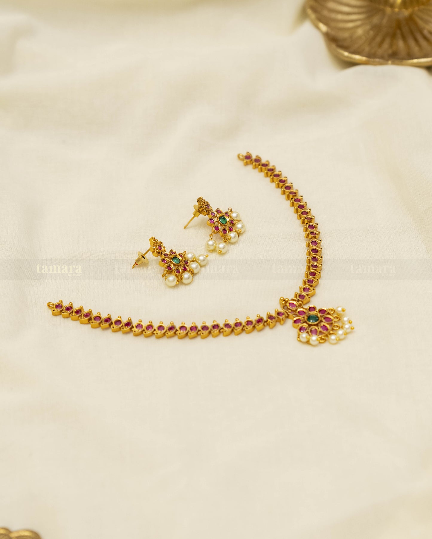 Vintage Attigai Set - Ruby