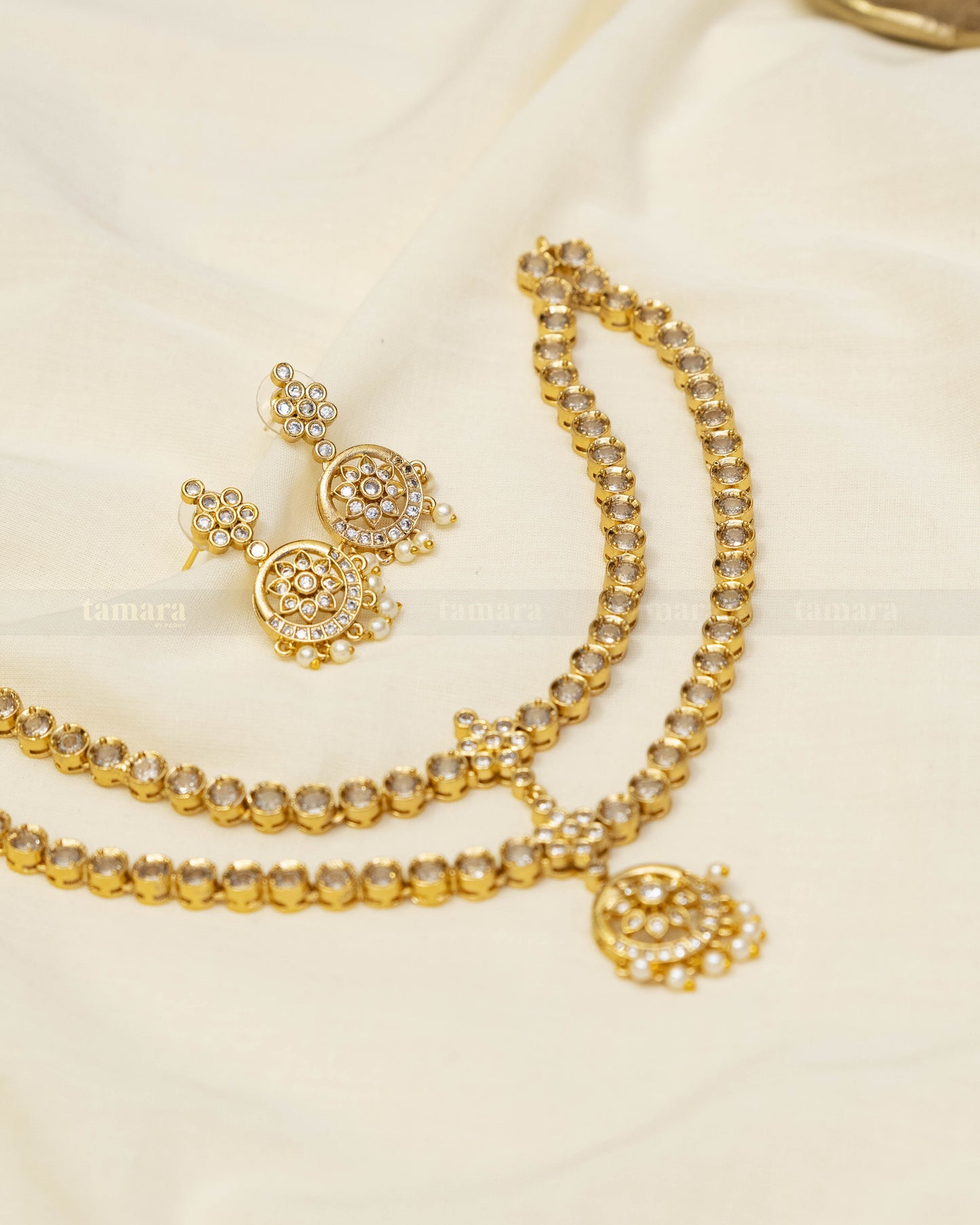 Double Layered Vintage Attigai Set