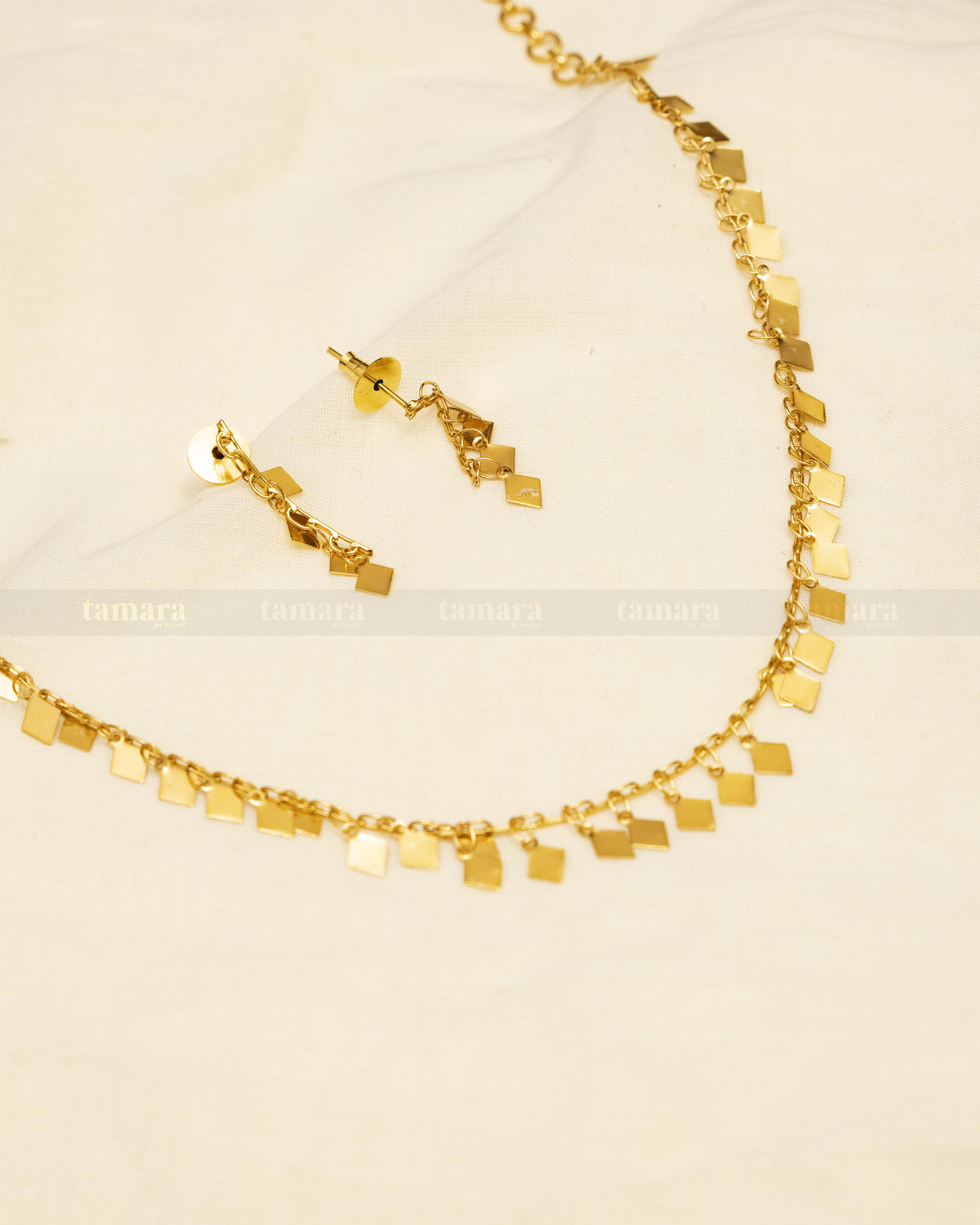 Dangling Drop Necklace Set