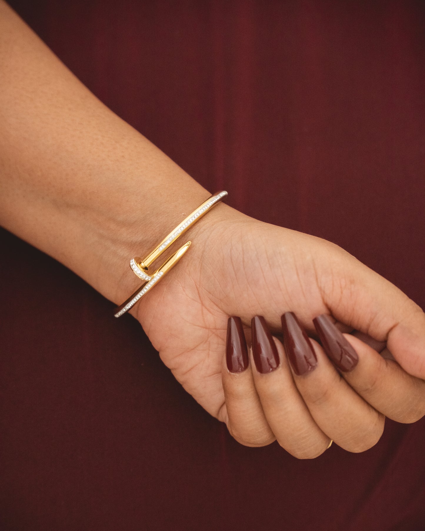 Studded Nail Cuff