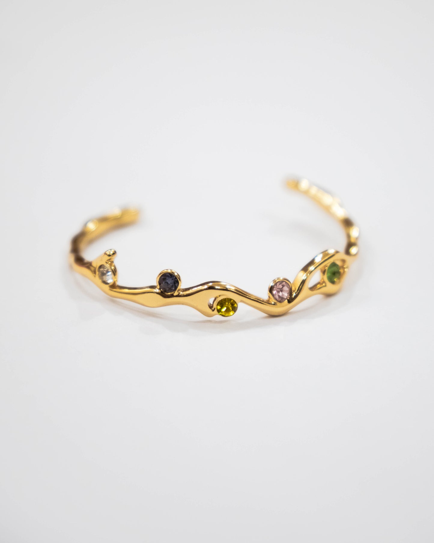 Multi-Colored Whispering Wave Cuff