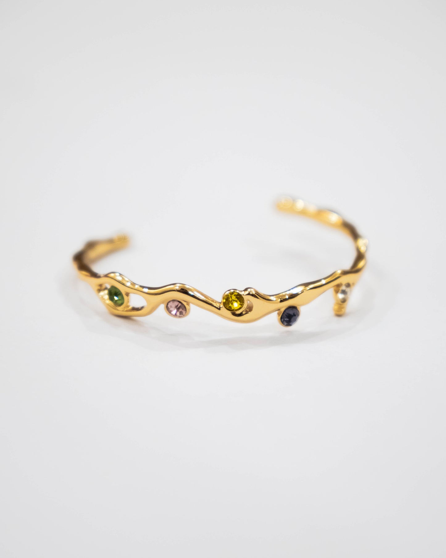 Multi-Colored Whispering Wave Cuff