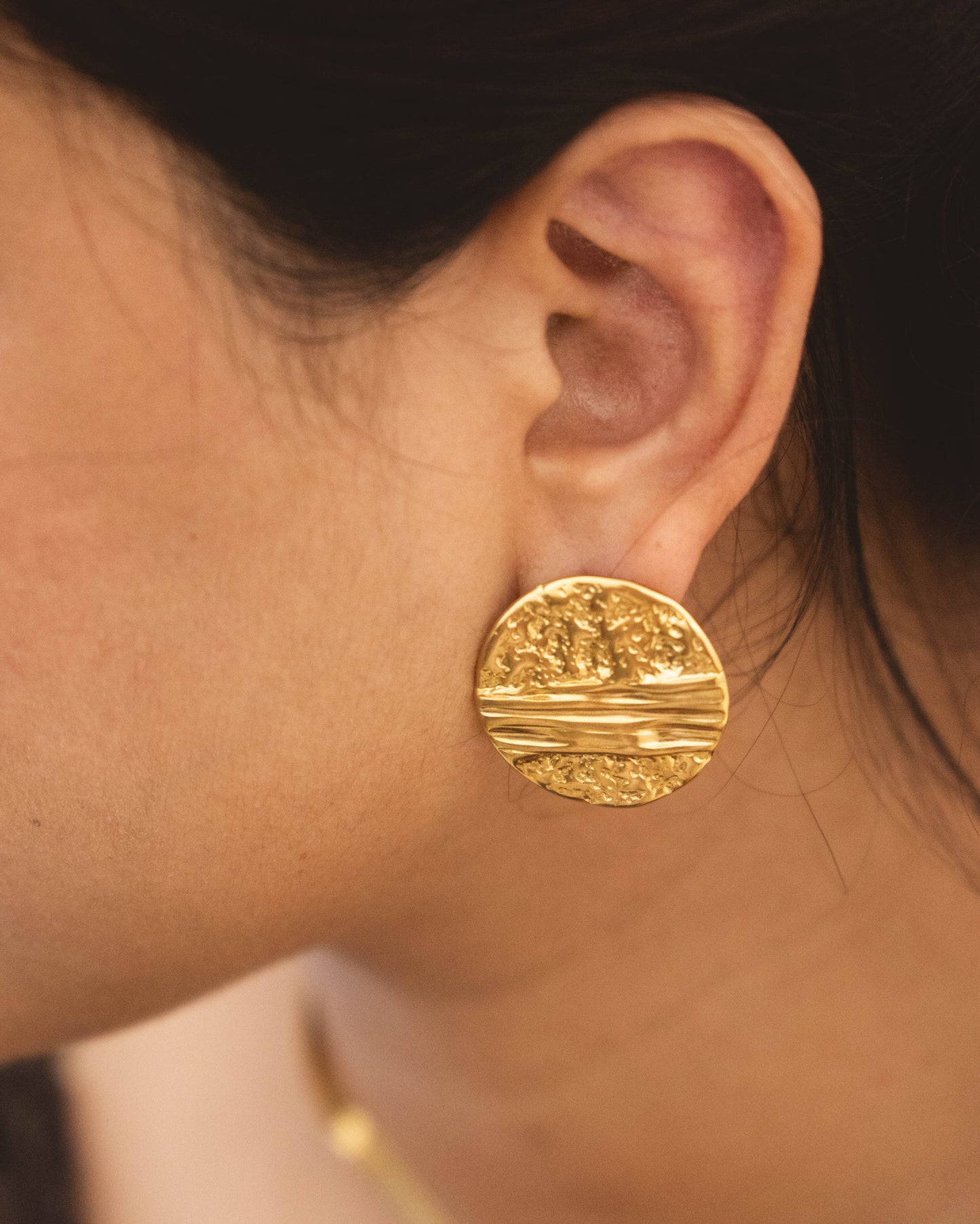 Golden Coin Stud