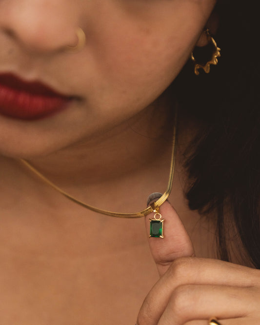 Emerald Snake Chain