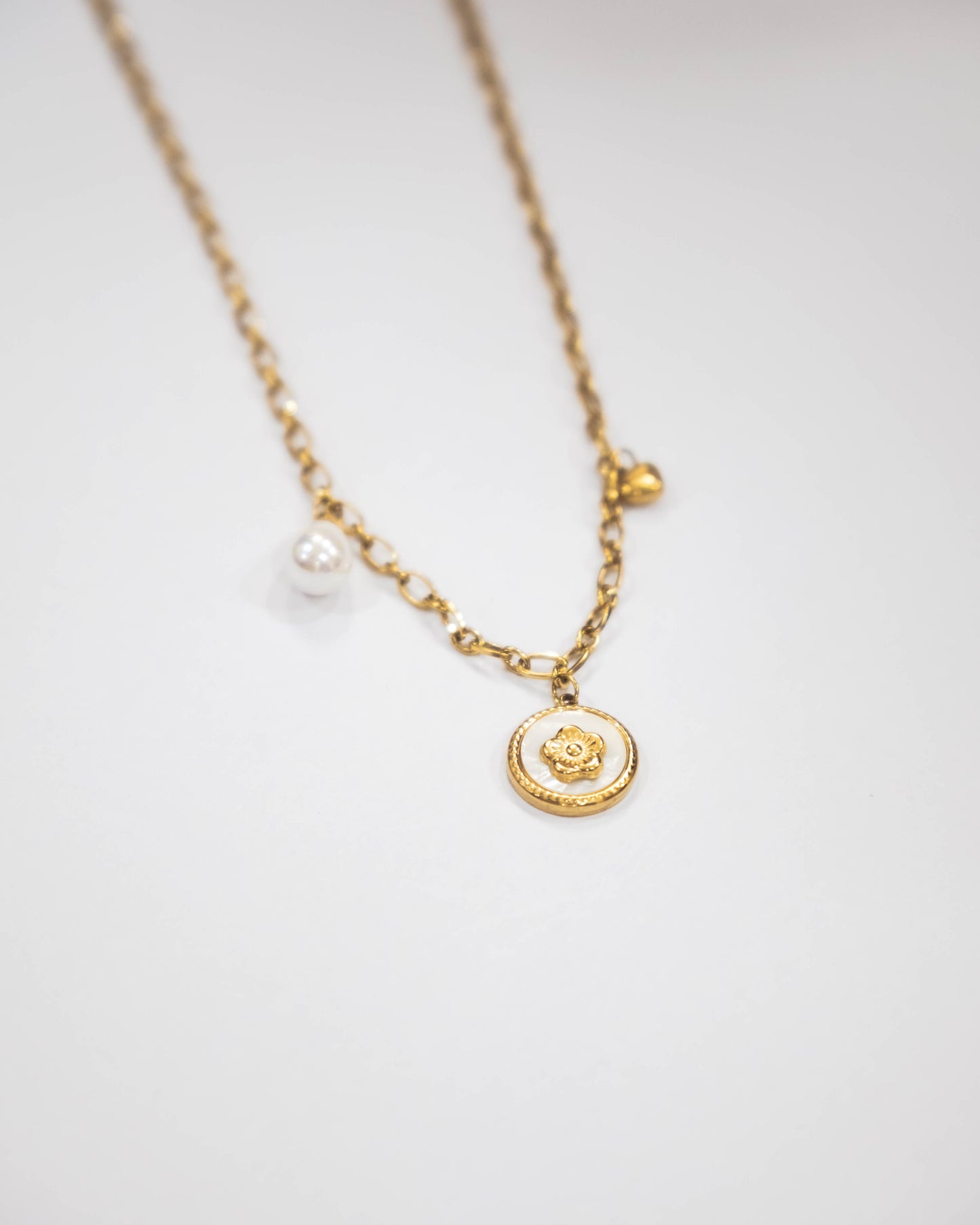 Flora Coin Necklace