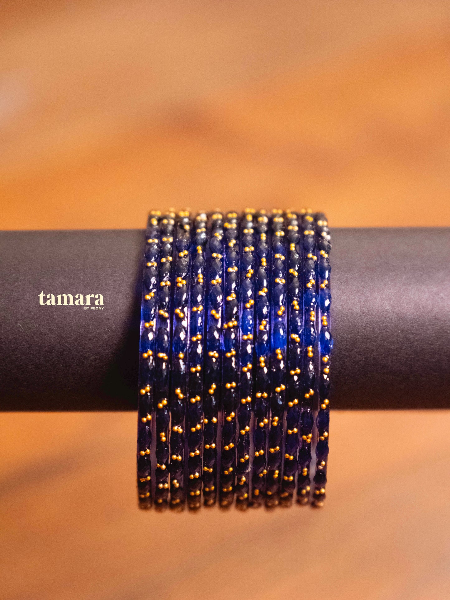 Royal Blue Glass Bangles