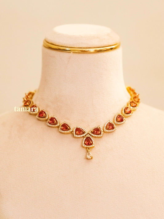 Ruby Charm Necklace