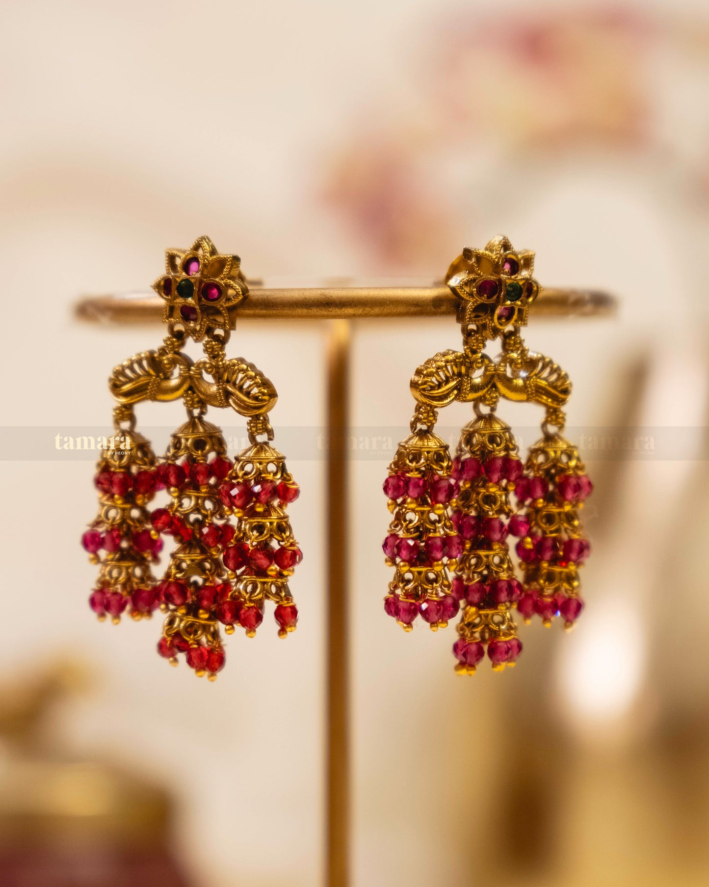 Ruby Angoor Earring