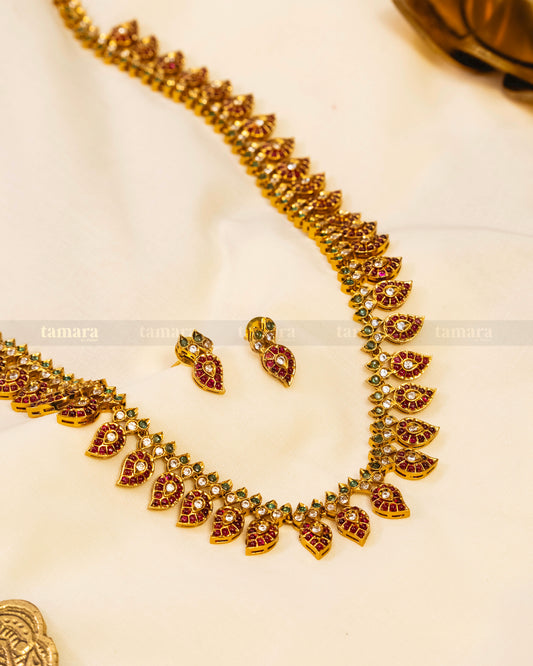 Premium Kemp Mango Necklace Set