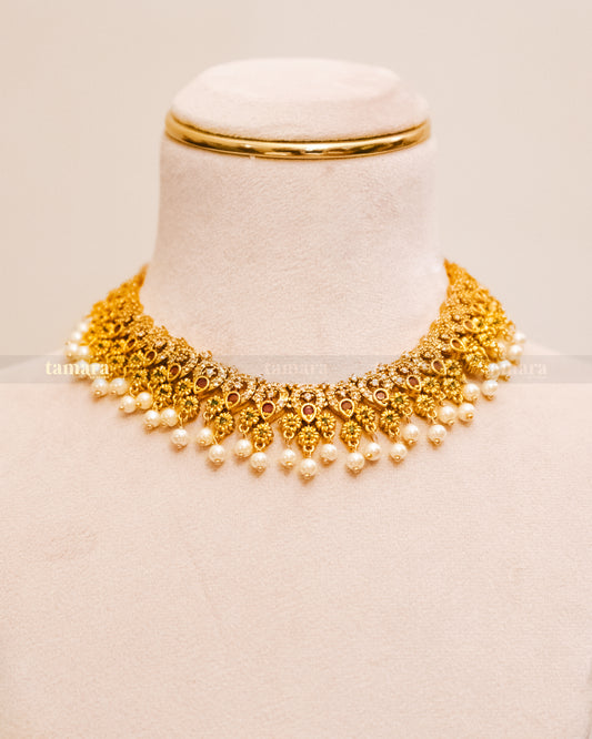 Suhana Pearl Necklace Set