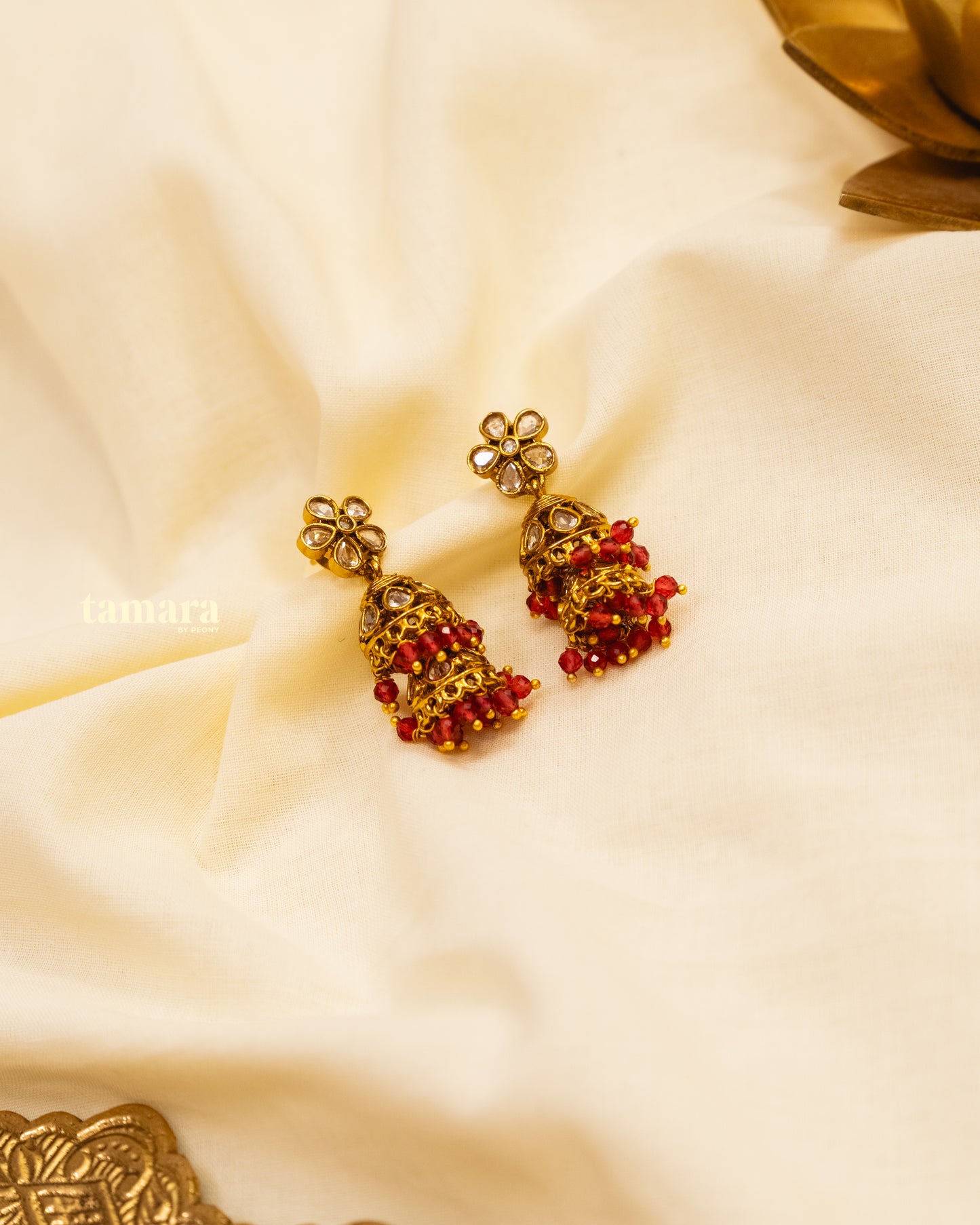 Floral Jhumka