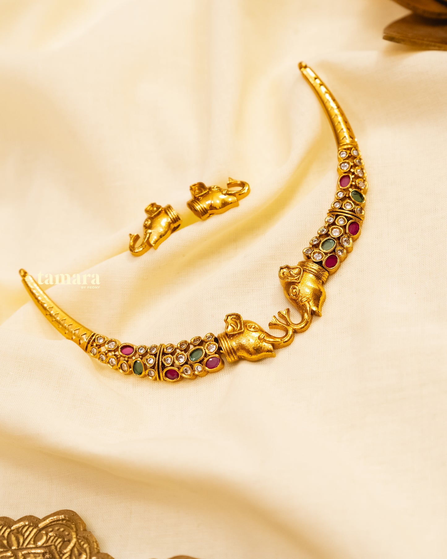 Gajraj Hasli Necklace Set