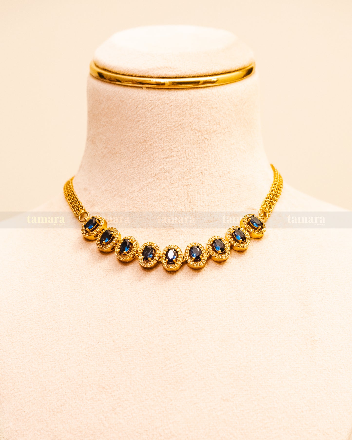 Sapphire Necklace Set