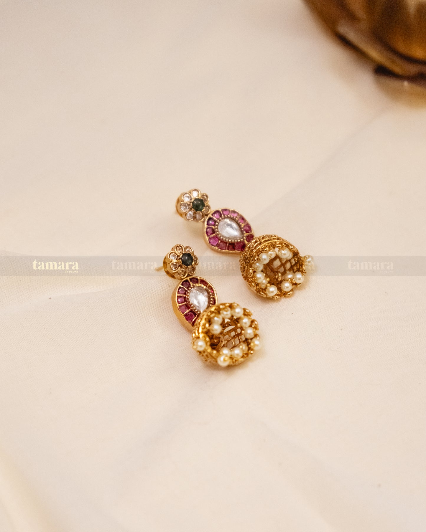 Mango Kundan Polki Necklace Set