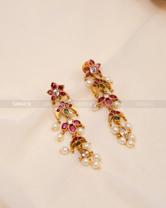 Floral Drop Earrings