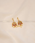 Floral Bugadi Press On Earrings