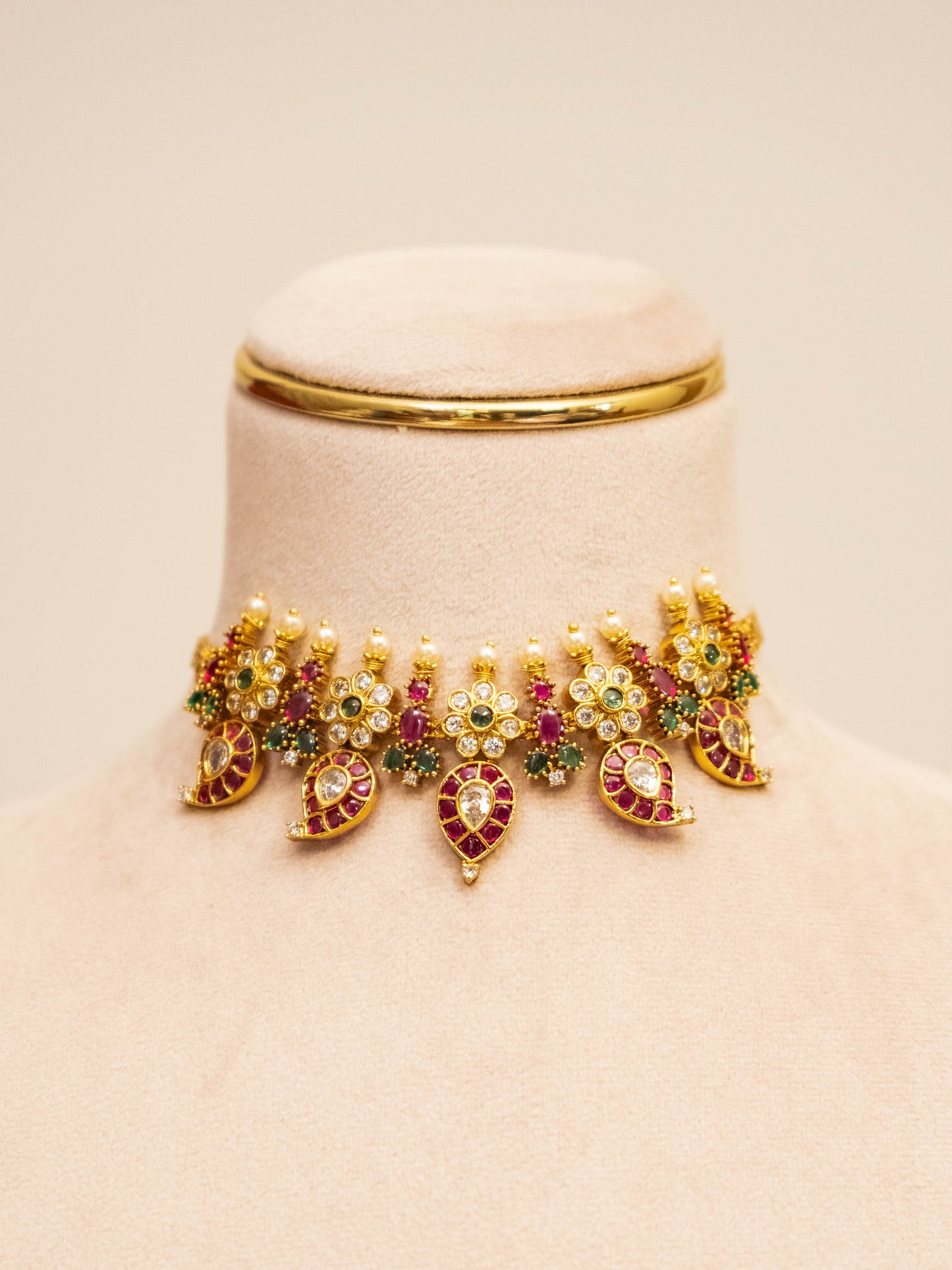 Multicolor Mango Necklace Set