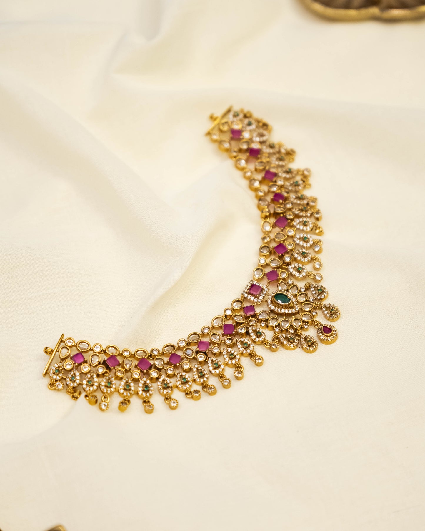 Uncut Ruby Necklace Set