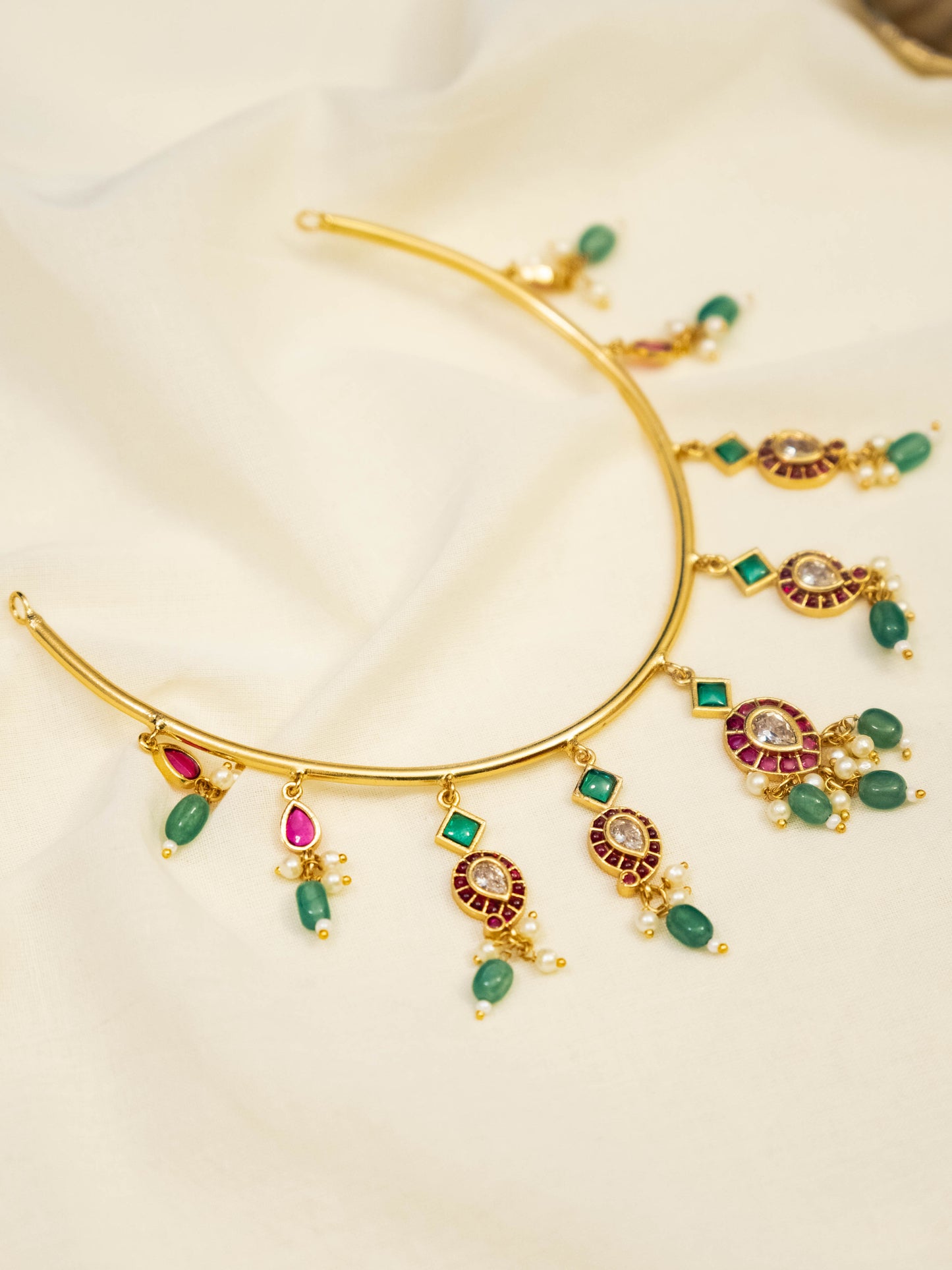 Emerlad Kundan Hasli Set