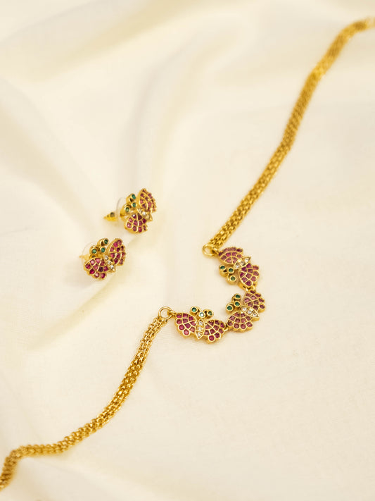 Butterfly Necklace Set
