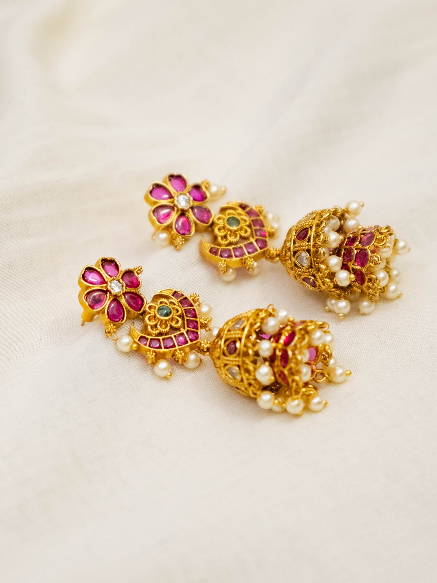 Floral Jhumka