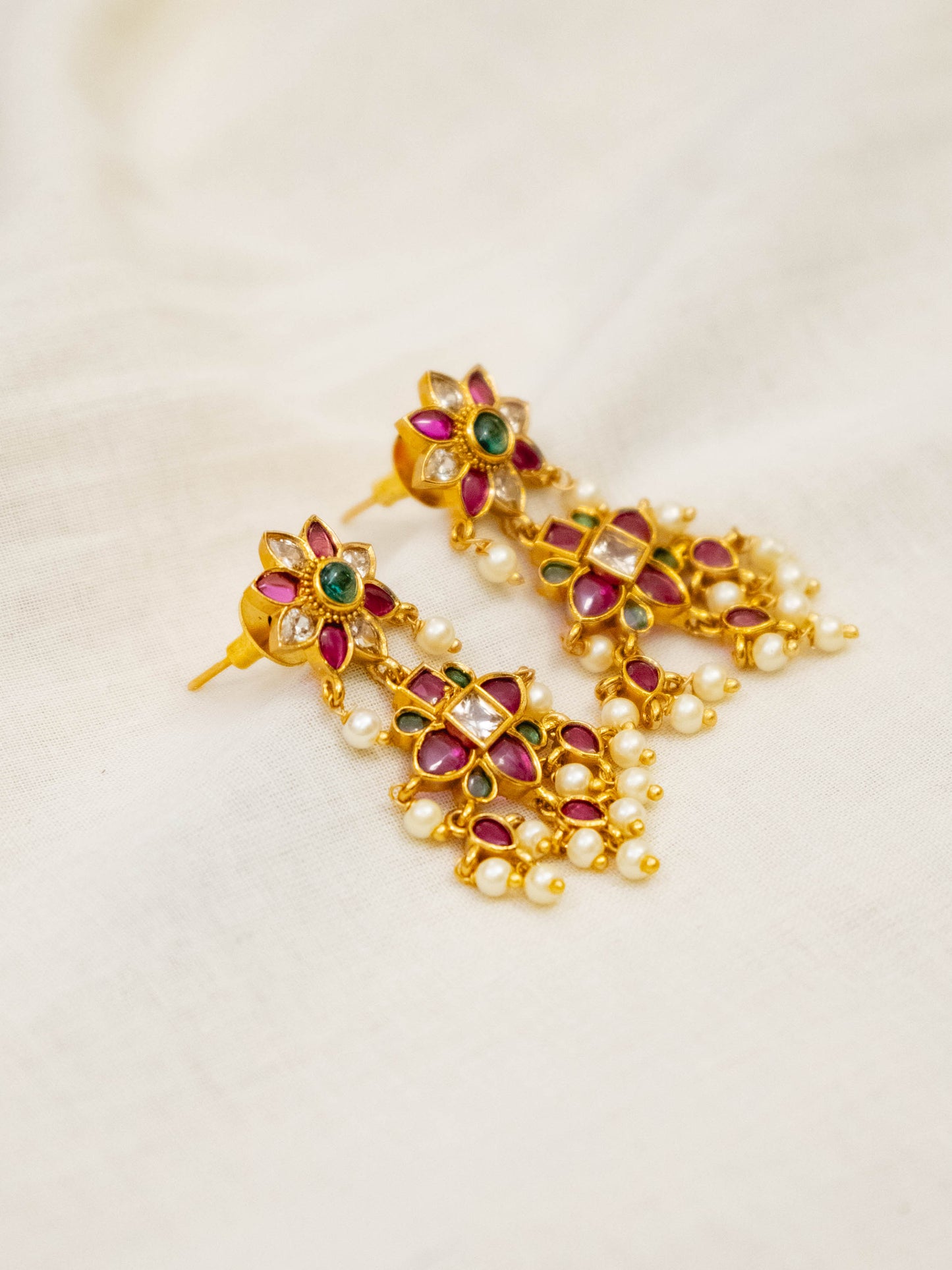 Pink Pearl Earrings