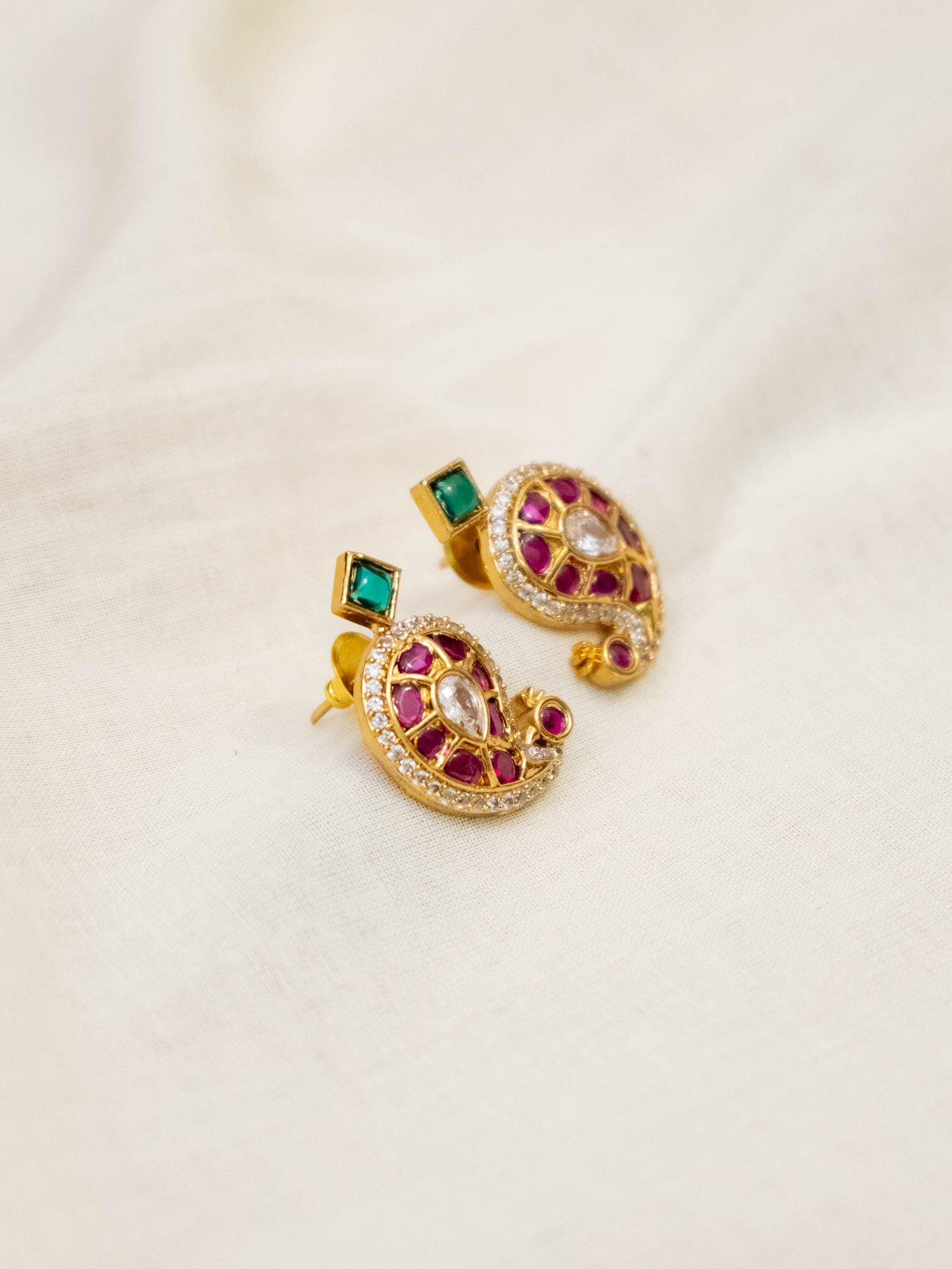 Mango Kundan Stud