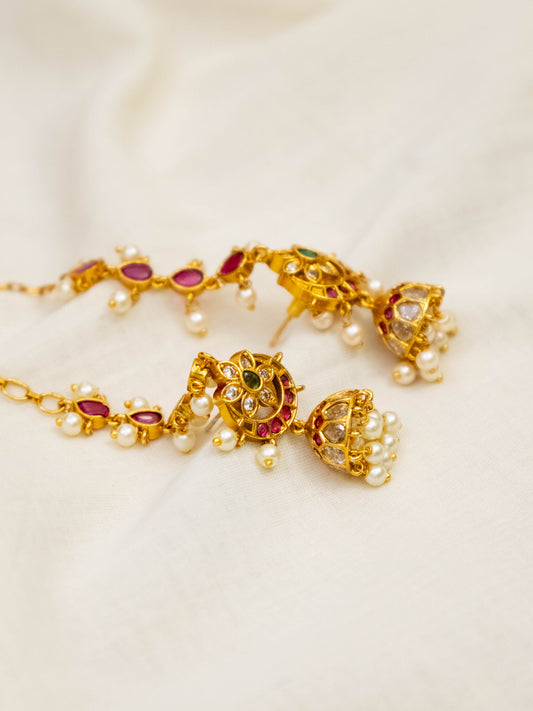 Chand Jhumka with Earchain