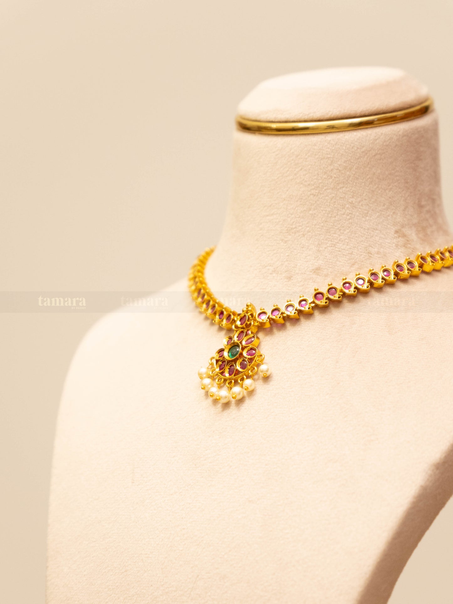 Vintage Attigai Set - Ruby