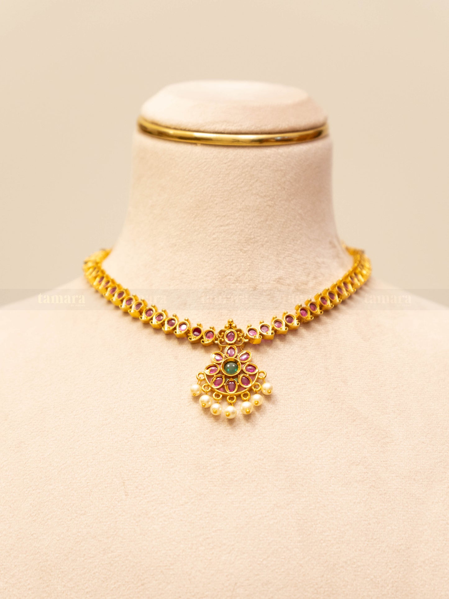 Vintage Attigai Set - Ruby
