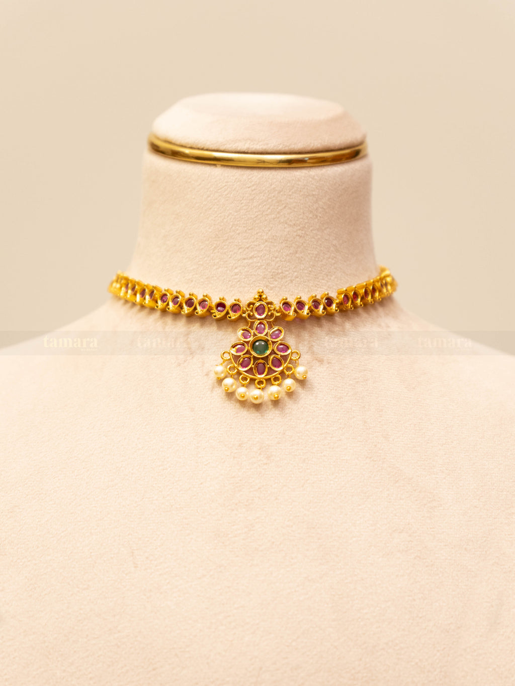 Vintage Attigai Set - Ruby