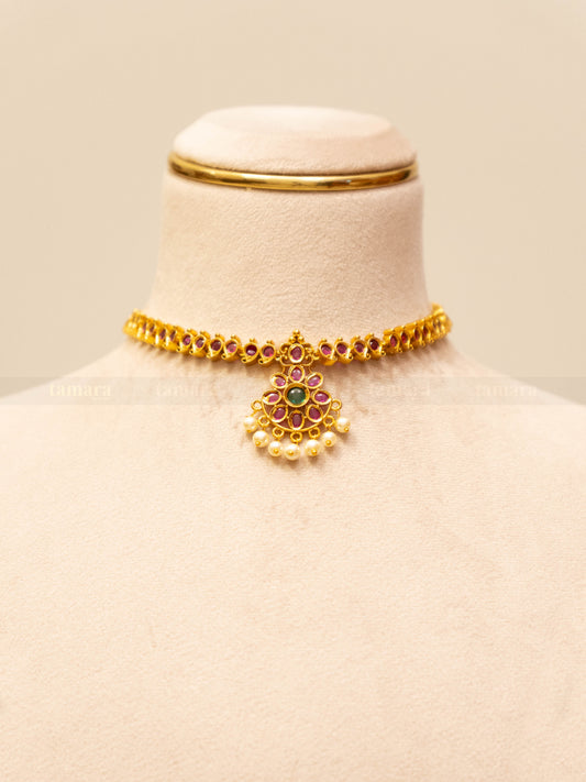 Vintage Attigai Set - Ruby