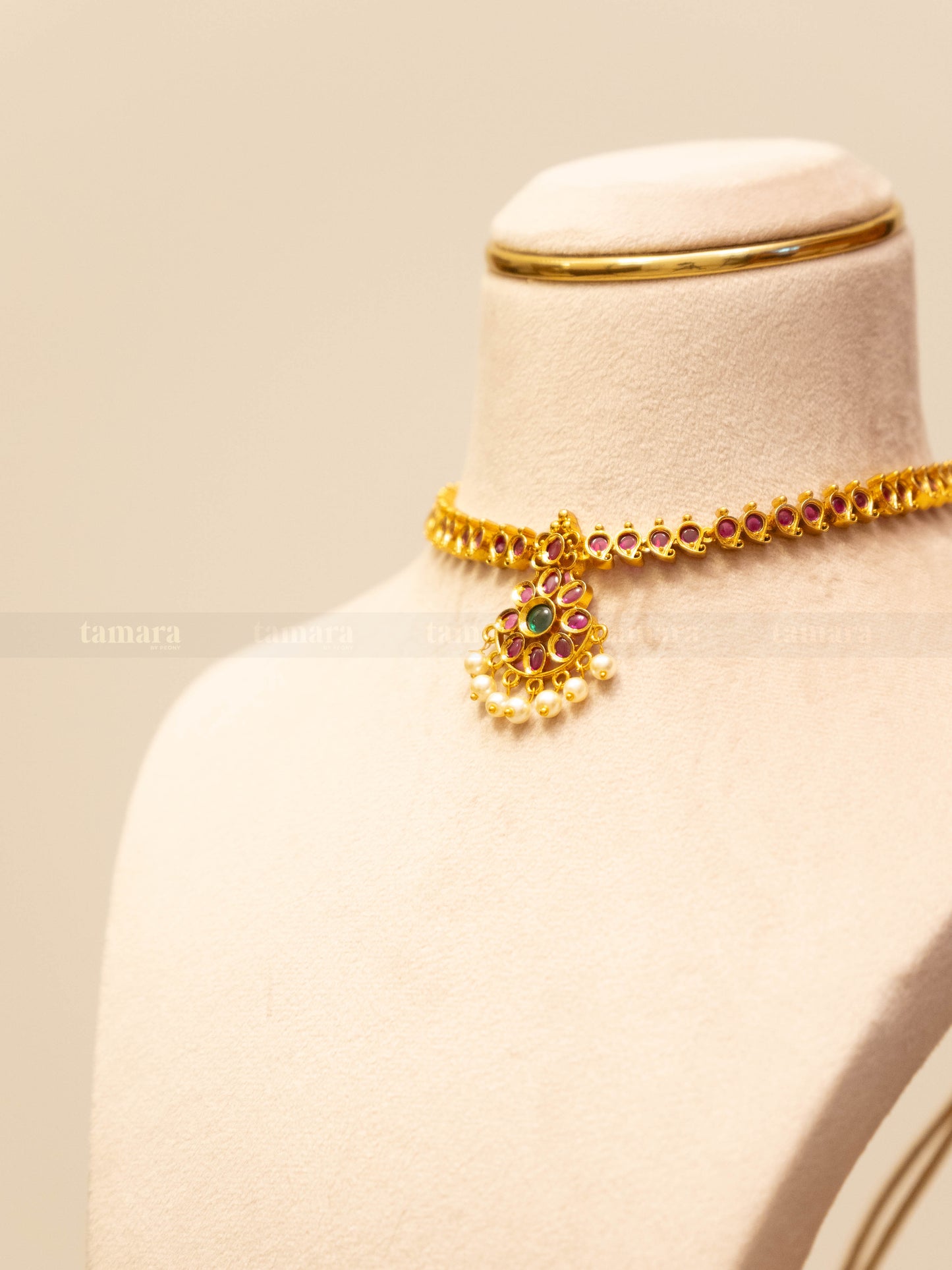 Vintage Attigai Set - Ruby