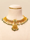 Kemp Floral Chand Necklace Set