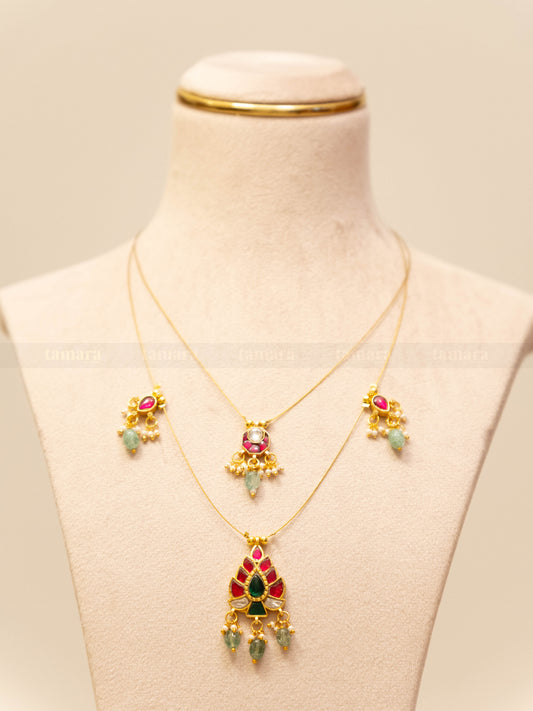 Layered Jadau Invisible Chain