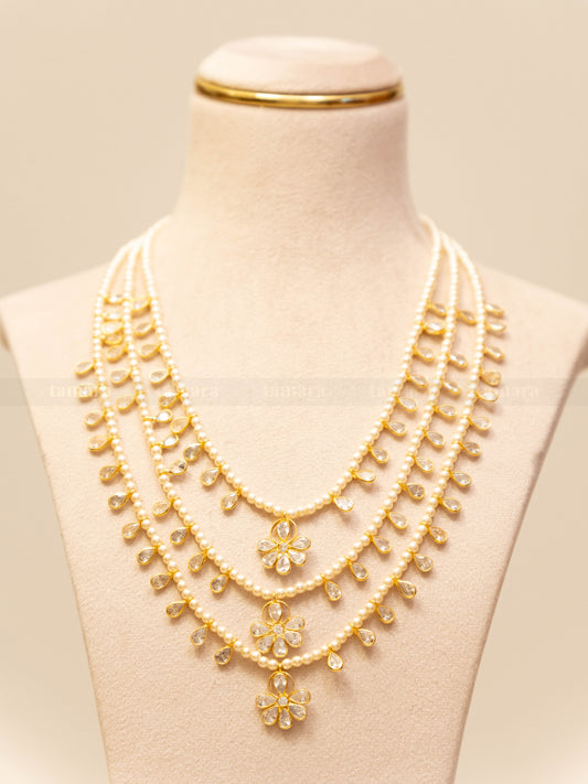 Pearl Layered Necklace Set