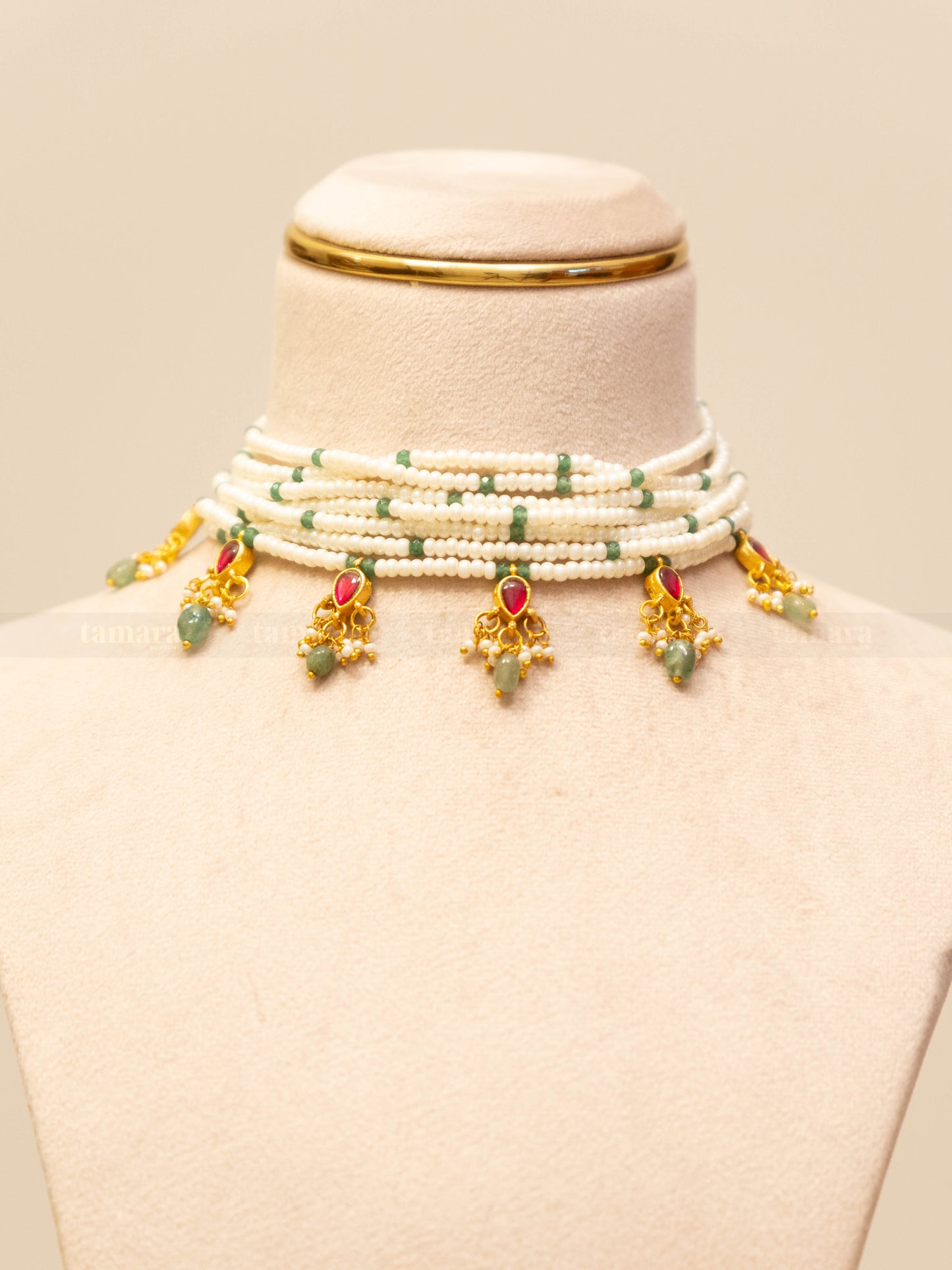 Jadau Layered Choker Set
