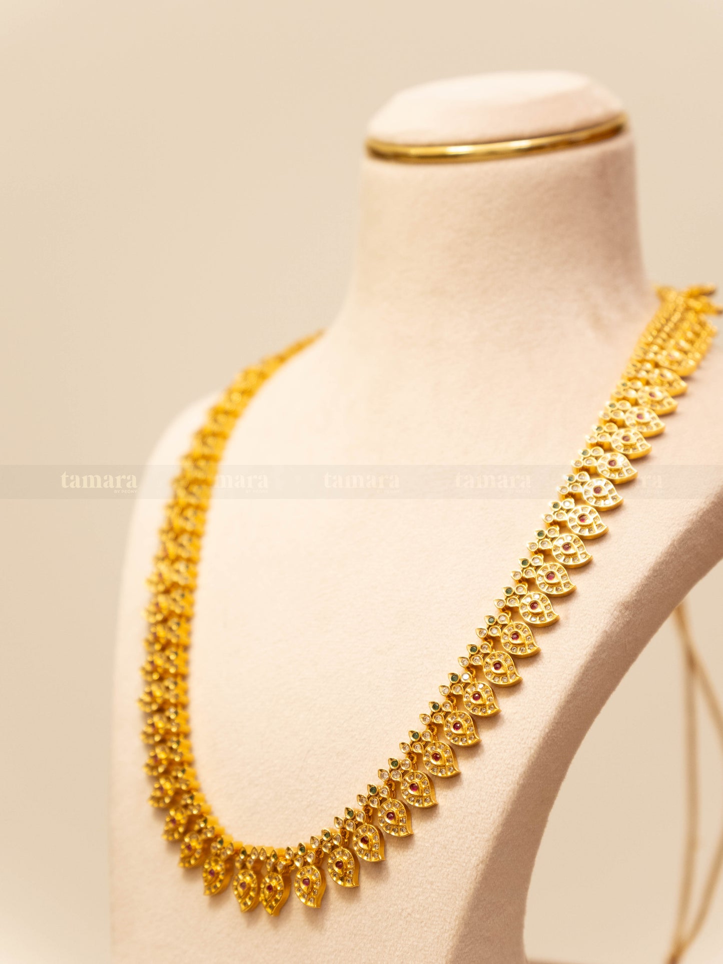 Studded Mango Necklace Set