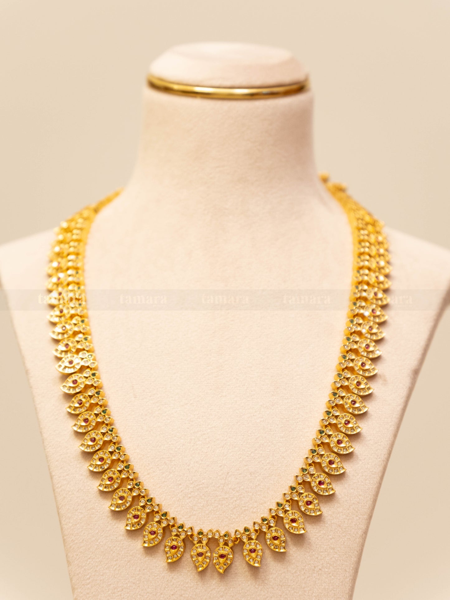 Studded Mango Necklace Set