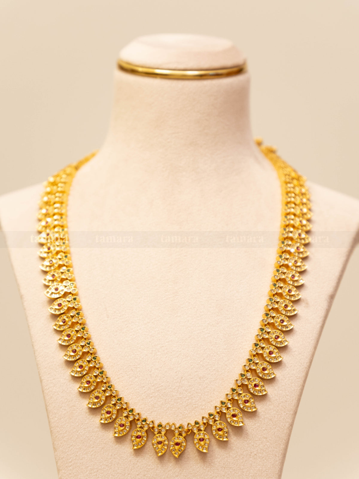 Studded Mango Necklace Set
