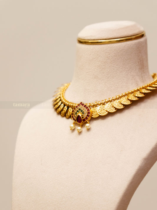 Lakshmi Coin Necklace Set