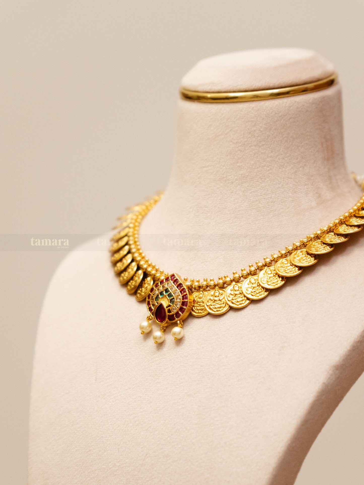 Lakshmi Coin Necklace Set