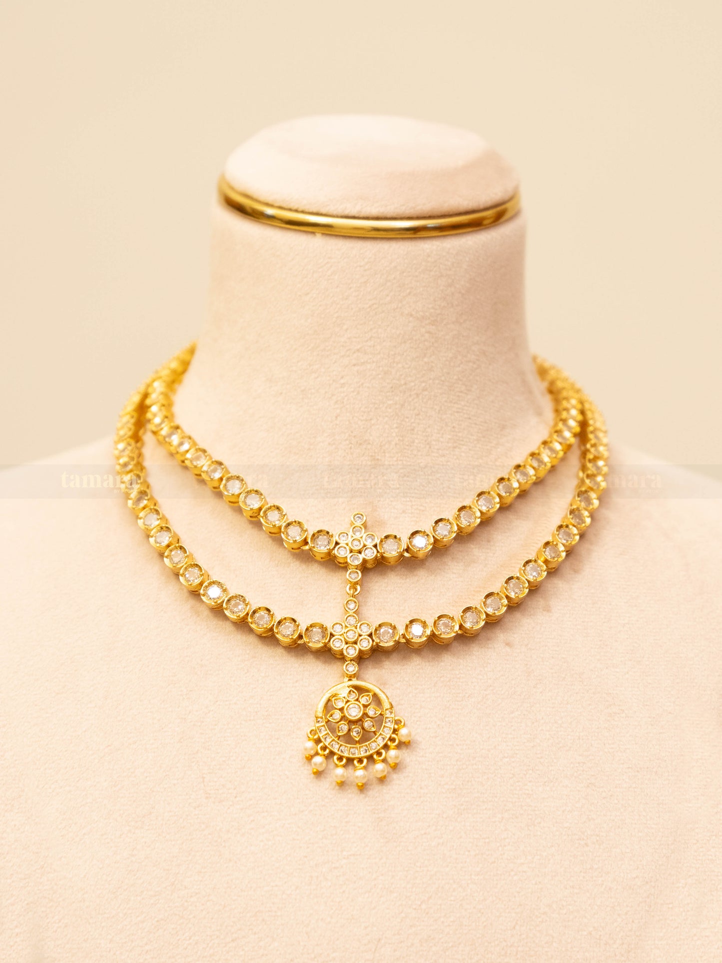 Double Layered Vintage Attigai Set