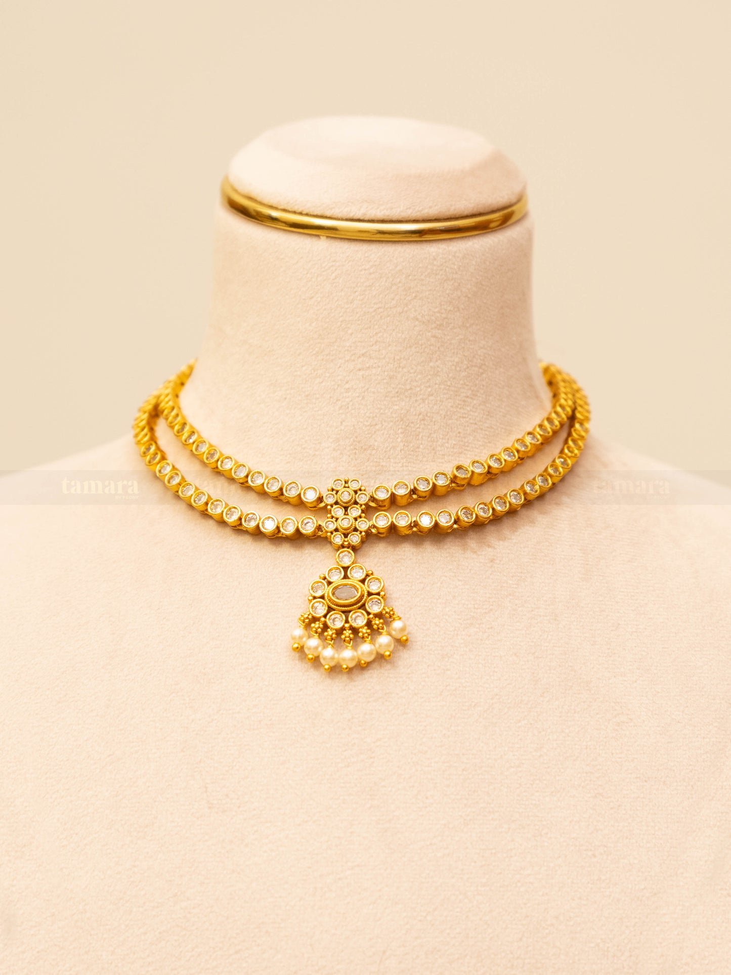 Double Layered Vintage Attigai Set - Small